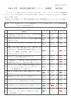 R6 学校教育活動アンケート（保護者）＋改善案.pdfの1ページ目のサムネイル